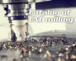 Catalog of CNC milling