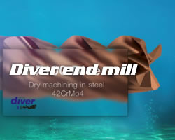 Diver end mill