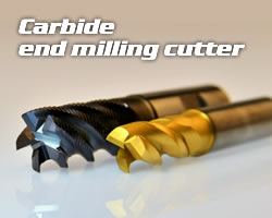 Carbide end milling cutter